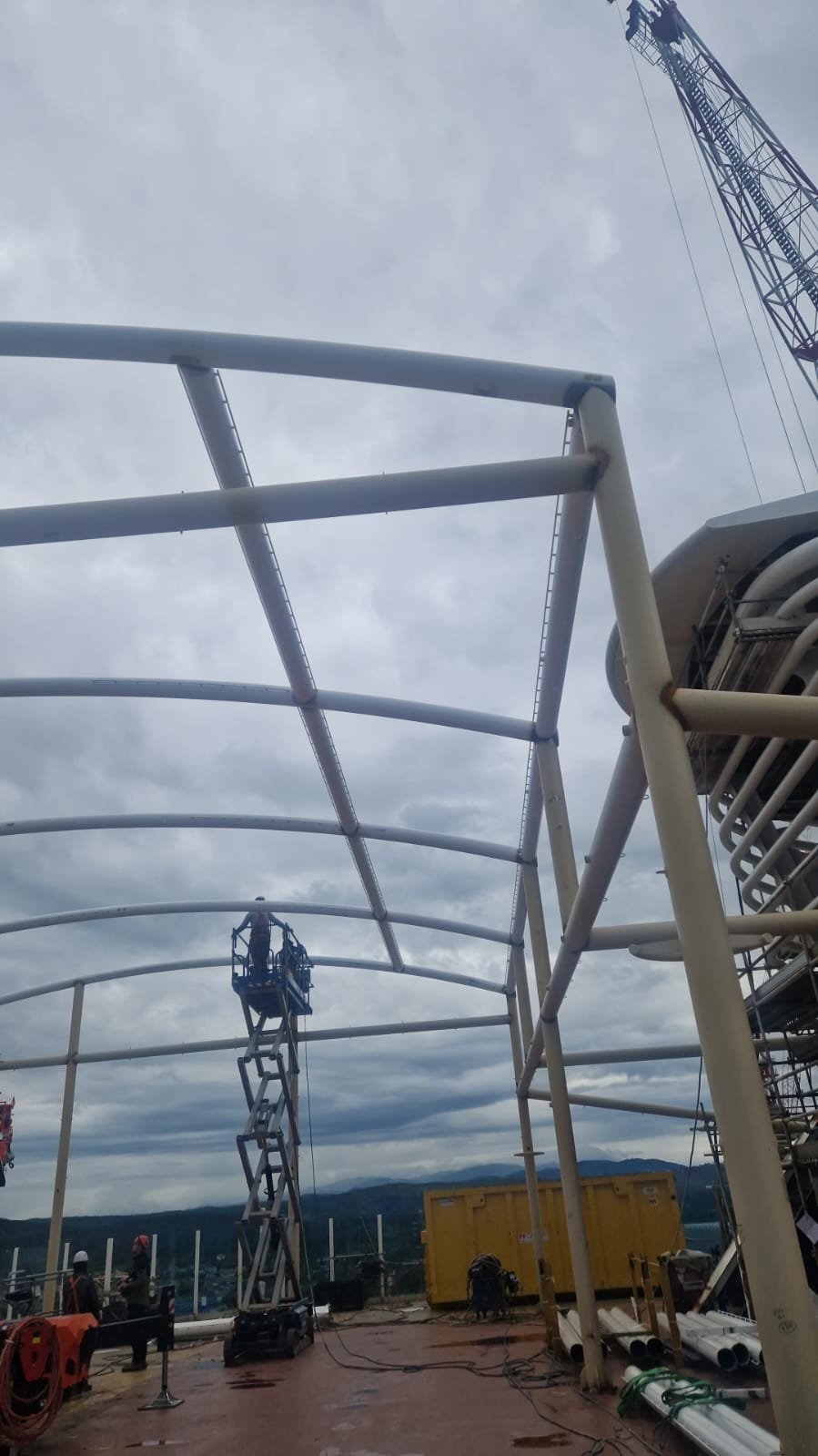 Marine metal structures